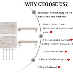 Accents | Wooden Riser Tray Farmhouse Wood Pedestal Display Stand ...